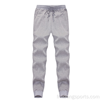 Pantalon de sport en polyester en coton pantalon de survêtement masculin